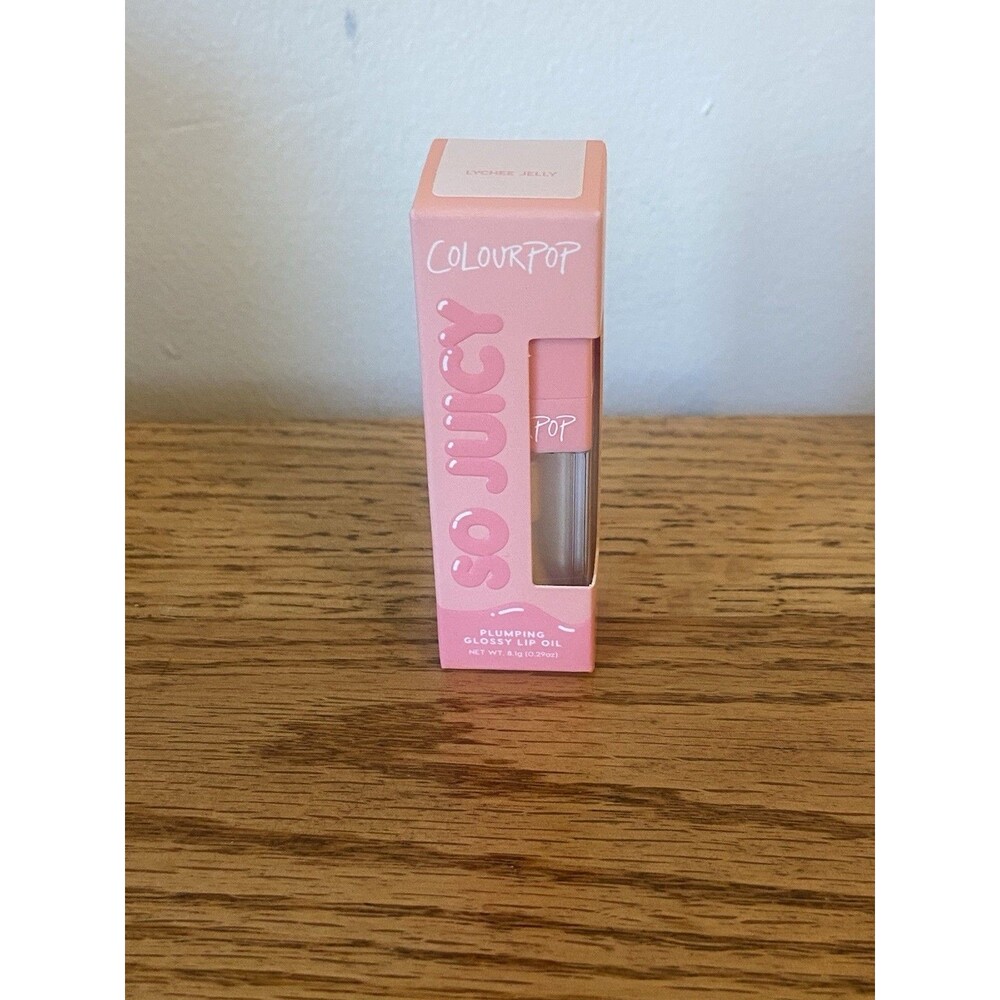 Colourpop So Juicy Plumping Glossy Lip Oil 8.1g LYCHEE JELLY NEW mini Clear